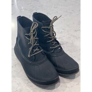 Ugg Men’s Zetik Gorpcore Lace Up Duck Waterproof Winter Snow Boots Size 14 Black